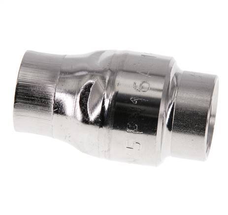 Clapet anti-retour G1/2'' en acier inoxydable 316 FKM (ressort leger) 0.03-16bar - CLIS4E