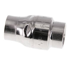 Clapet anti-retour G1/2'' en acier inoxydable 316 FKM (ressort leger) 0.03-16bar - CLIS4E
