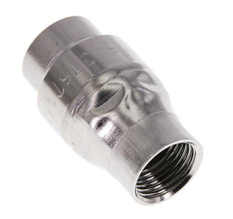 Clapet anti-retour G1/2'' en acier inoxydable 316 FKM (ressort leger) 0.03-16bar - CLIS4E