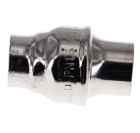 Clapet anti-retour G3/4'' en acier inoxydable 316 FKM 0.03-16bar - NSF ANSI 61 - Goupille renforcée [8 Pièces]
