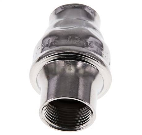 Clapet anti-retour G3/4'' en acier inoxydable 316 FKM 0.03-16bar - NSF ANSI 61 - Goupille renforcée [8 Pièces]