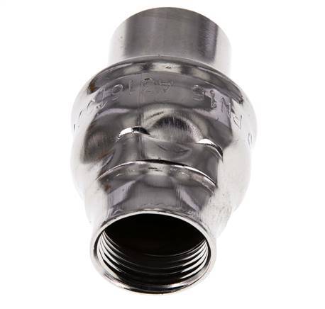 Clapet anti-retour G3/4'' en acier inoxydable 316 FKM 0.03-16bar - NSF ANSI 61 - Goupille renforcée [8 Pièces]