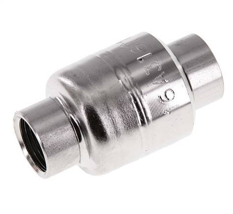 Clapet anti-retour G3/8'' en acier inoxydable 316 FKM (ressort leger) 0.03-16bar - CLIS4E
