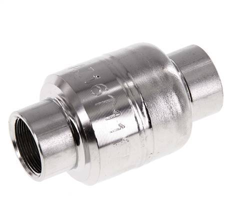 Clapet anti-retour G3/8'' en acier inoxydable 316 FKM (ressort leger) 0.03-16bar - CLIS4E