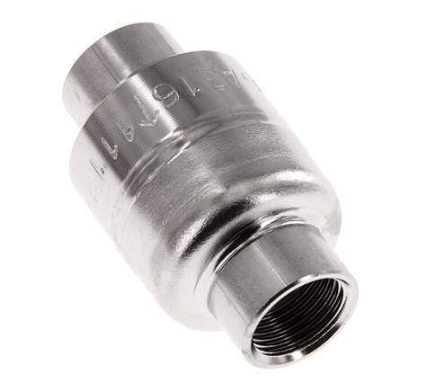 Clapet anti-retour G3/8'' en acier inoxydable 316 FKM (ressort leger) 0.03-16bar - CLIS4E