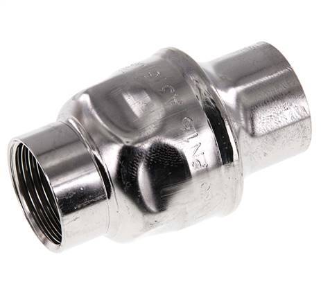 G1'' Acier Inoxydable 316 Clapet Anti Retour PTFE 0.03-16bar (0.44-232psi)