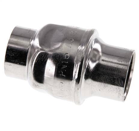 G1'' Stainless Steel 316 Check Valve PTFE 0.03-16bar (0.44-232psi)