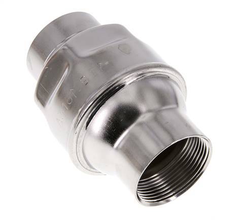 G1 1/2'' Stainless Steel 316 Check Valve PTFE 0.03-16bar (0.44-232psi)