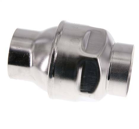 Clapet anti-retour G1-1/2'' en acier inoxydable 316 FKM (ressort leger) 0,03-16bar - CLIS4E