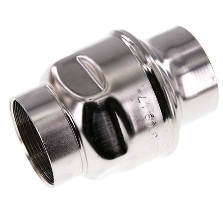 2'' NPT Stainless Steel 316 Check Valve FKM 0.03-16bar (0.44-232psi) - NSF ANSI 61