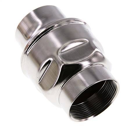 2'' NPT Stainless Steel 316 Check Valve FKM 0.03-16bar (0.44-232psi) - NSF ANSI 61