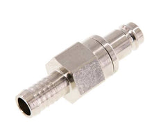 Laiton nickelé DN 10 Air Coupling Plug 10 mm Hose Pillar Double Shut-Off
