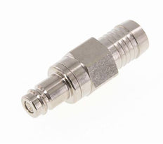 Laiton nickelé DN 10 Bouchon de raccord d'air 19 mm Pilier de tuyau Double obturation