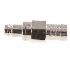 Laiton nickelé DN 10 Bouchon de raccord d'air 19 mm Pilier de tuyau Double obturation