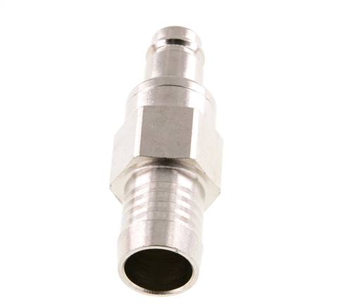 Laiton nickelé DN 10 Bouchon de raccord d'air 19 mm Pilier de tuyau Double obturation