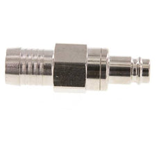 Laiton nickelé DN 10 Bouchon de raccord d'air 19 mm Pilier de tuyau Double obturation