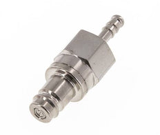 Laiton nickelé DN 10 Bouchon de raccord d'air 6 mm Pilier de tuyau Double obturation