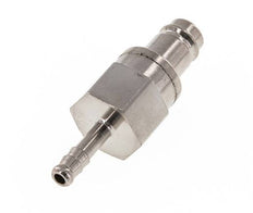 Laiton nickelé DN 10 Bouchon de raccord d'air 6 mm Pilier de tuyau Double obturation
