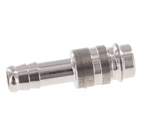 Acier inoxydable DN 10 Air Coupling Plug 10 mm Hose Pillar Double Shut-Off