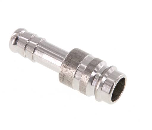Acier inoxydable DN 10 Air Coupling Plug 10 mm Hose Pillar Double Shut-Off