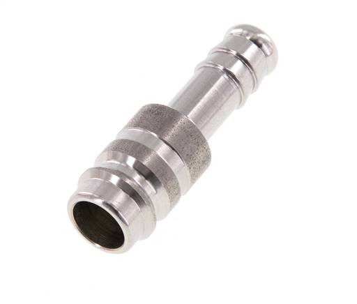 Acier inoxydable DN 10 Air Coupling Plug 10 mm Hose Pillar Double Shut-Off
