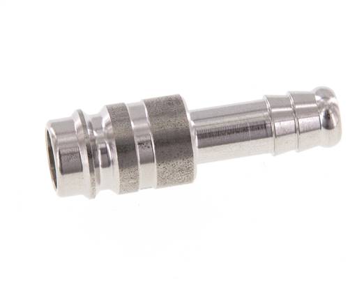 Acier inoxydable DN 10 Air Coupling Plug 10 mm Hose Pillar Double Shut-Off