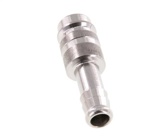 Acier inoxydable DN 10 Air Coupling Plug 10 mm Hose Pillar Double Shut-Off