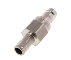 Acier inoxydable DN 10 Air Coupling Plug 13 mm Hose Pillar Double Shut-Off