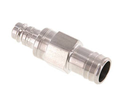 Acier inoxydable DN 10 Air Coupling Plug 19 mm Hose Pillar Double Shut-Off