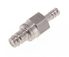 Acier inoxydable DN 10 Air Coupling Plug 9 mm Hose Pillar Double Shut-Off