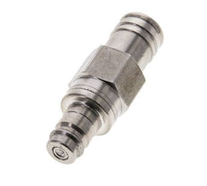 Acier inoxydable 316L DN 10 Air Coupling Plug 19 mm Hose Pillar Double Shut-Off