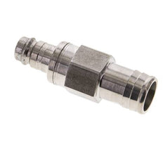 Acier inoxydable 316L DN 10 Air Coupling Plug 19 mm Hose Pillar Double Shut-Off