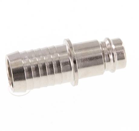 Acier trempé DN 10 Air Coupling Plug 16 mm Hose Pillar