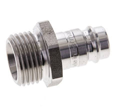 Acier inoxydable DN 10 Air Coupling Plug G 1/2 inch Male