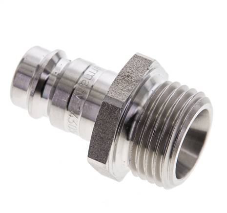 Acier inoxydable DN 10 Air Coupling Plug G 1/2 inch Male