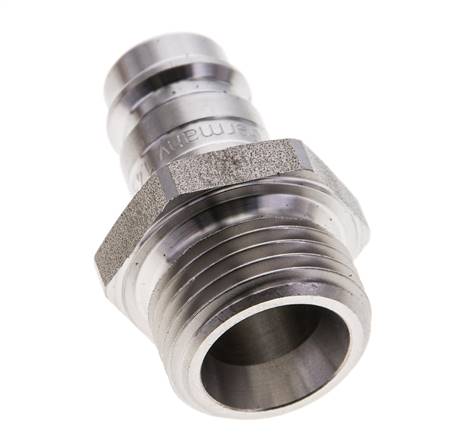 Acier inoxydable DN 10 Air Coupling Plug G 1/2 inch Male