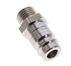 Acier inoxydable DN 10 Air Coupling Plug G 1/4 inch Male