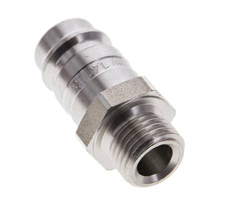 Acier inoxydable DN 10 Air Coupling Plug G 1/4 inch Male