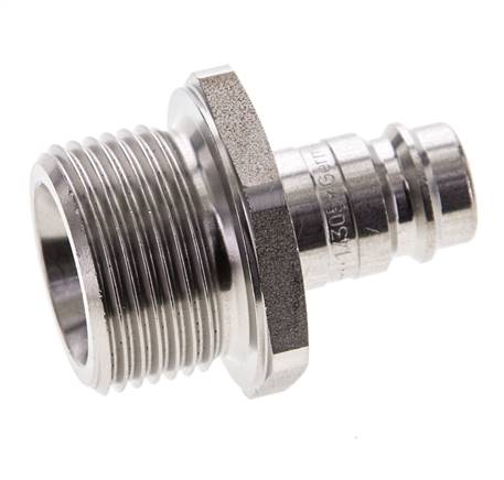 Acier inoxydable DN 10 Air Coupling Plug G 3/4 inch Male