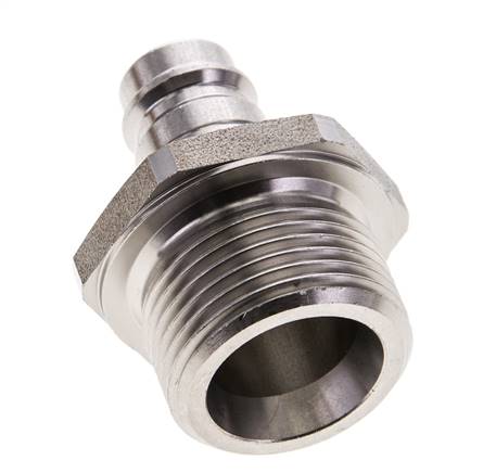 Acier inoxydable DN 10 Air Coupling Plug G 3/4 inch Male