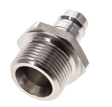 Acier inoxydable DN 10 Air Coupling Plug G 3/4 inch Male