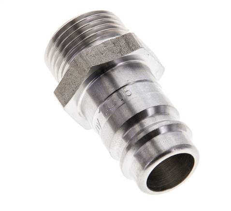 Acier inoxydable DN 10 Air Coupling Plug G 3/8 inch Male