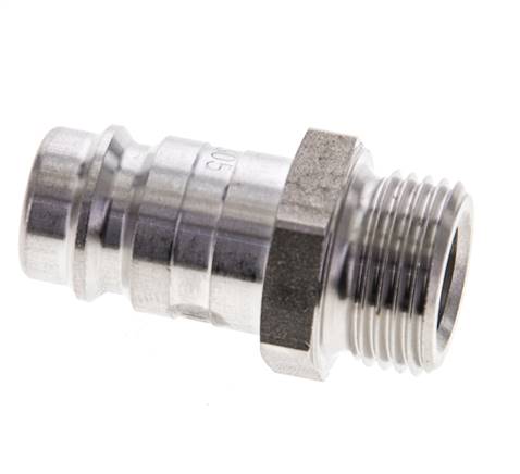 Acier inoxydable DN 10 Air Coupling Plug G 3/8 inch Male