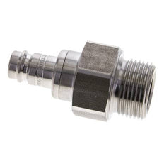 Bouchon de raccord d'air DN 10 en acier inoxydable G 3/4 pouce mâle à double obturation