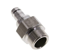 Bouchon de raccord d'air DN 10 en acier inoxydable G 3/4 pouce mâle à double obturation