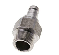 Bouchon de raccord d'air DN 10 en acier inoxydable G 3/4 pouce mâle à double obturation