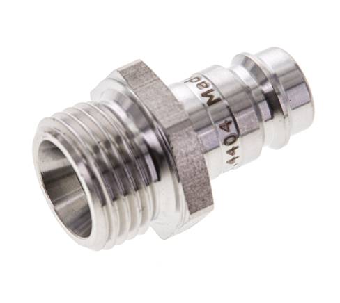 Acier inoxydable 316L DN 10 Air Coupling Plug G 1/2 inch Male
