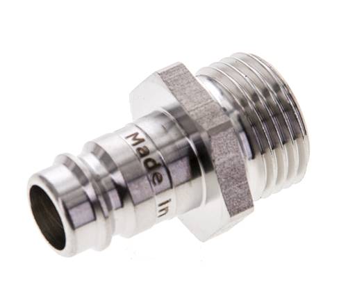 Acier inoxydable 316L DN 10 Air Coupling Plug G 1/2 inch Male