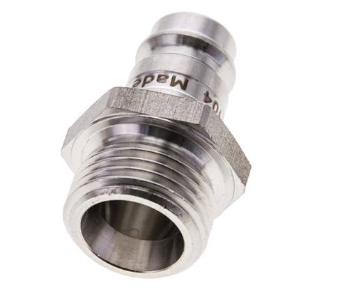Acier inoxydable 316L DN 10 Air Coupling Plug G 1/2 inch Male