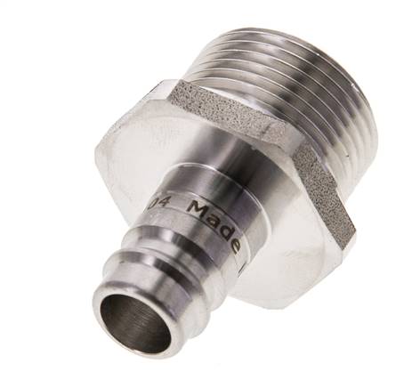 Acier inoxydable 316L DN 10 Air Coupling Plug G 3/4 inch Male